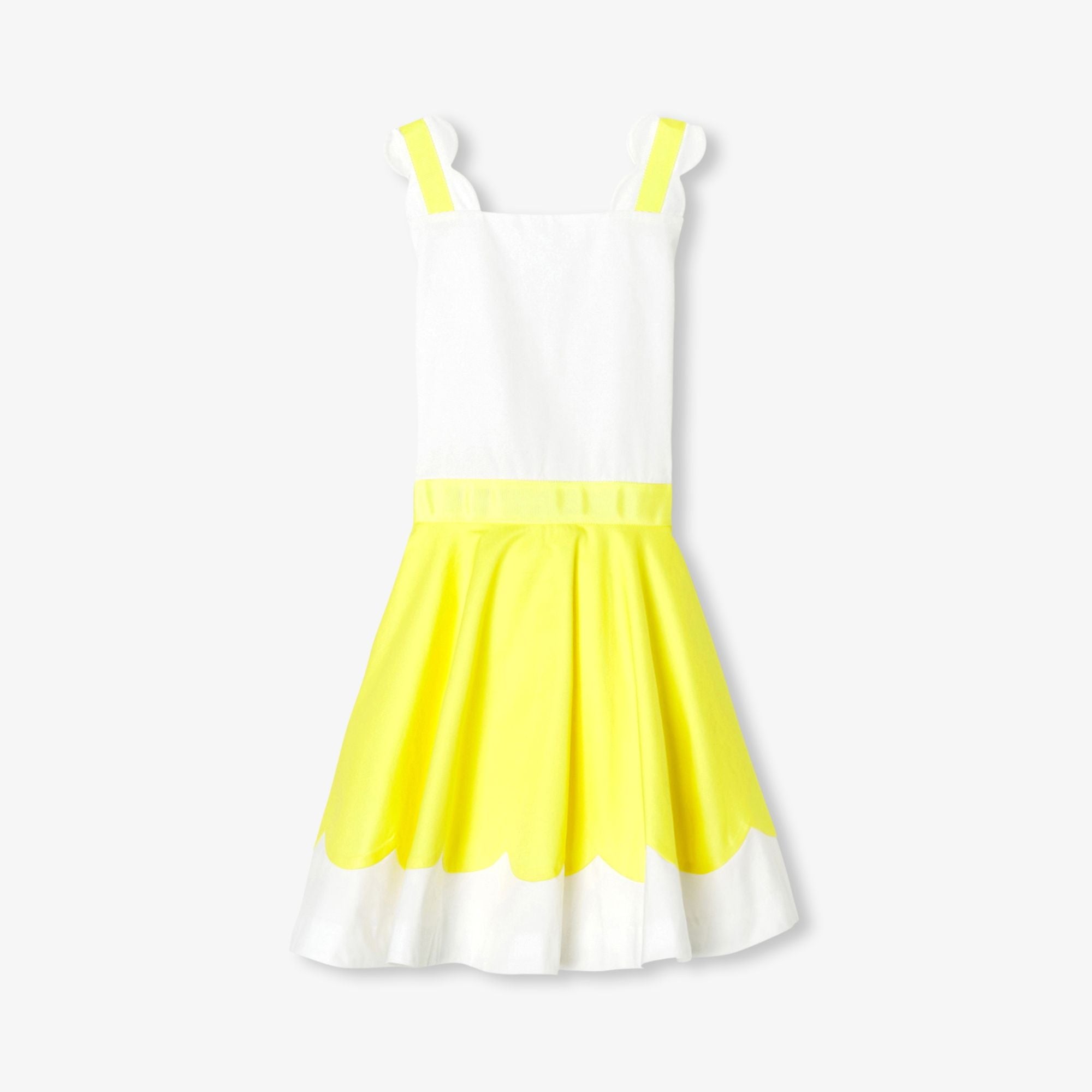 Ceremony Dress Girl - White/Giallo