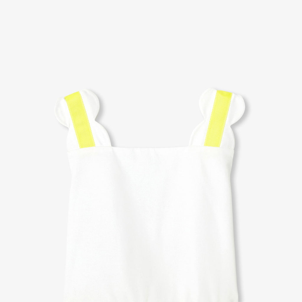 Ceremony Dress Girl - White/Giallo