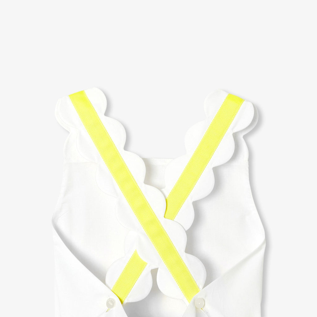 Ceremony Dress Girl - White/Giallo