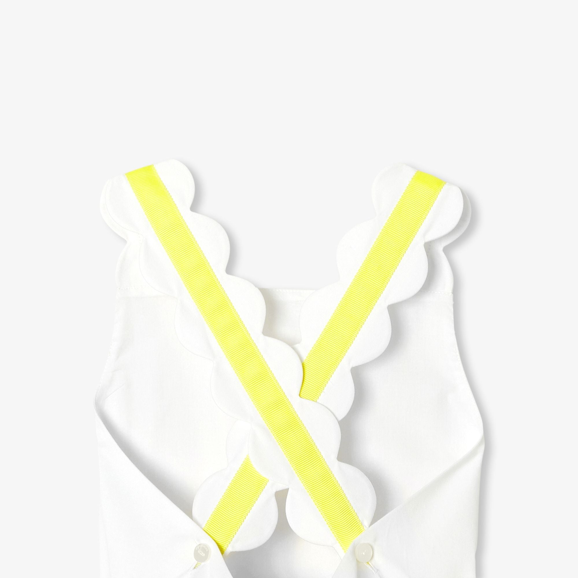 Ceremony Dress Girl - White/Giallo