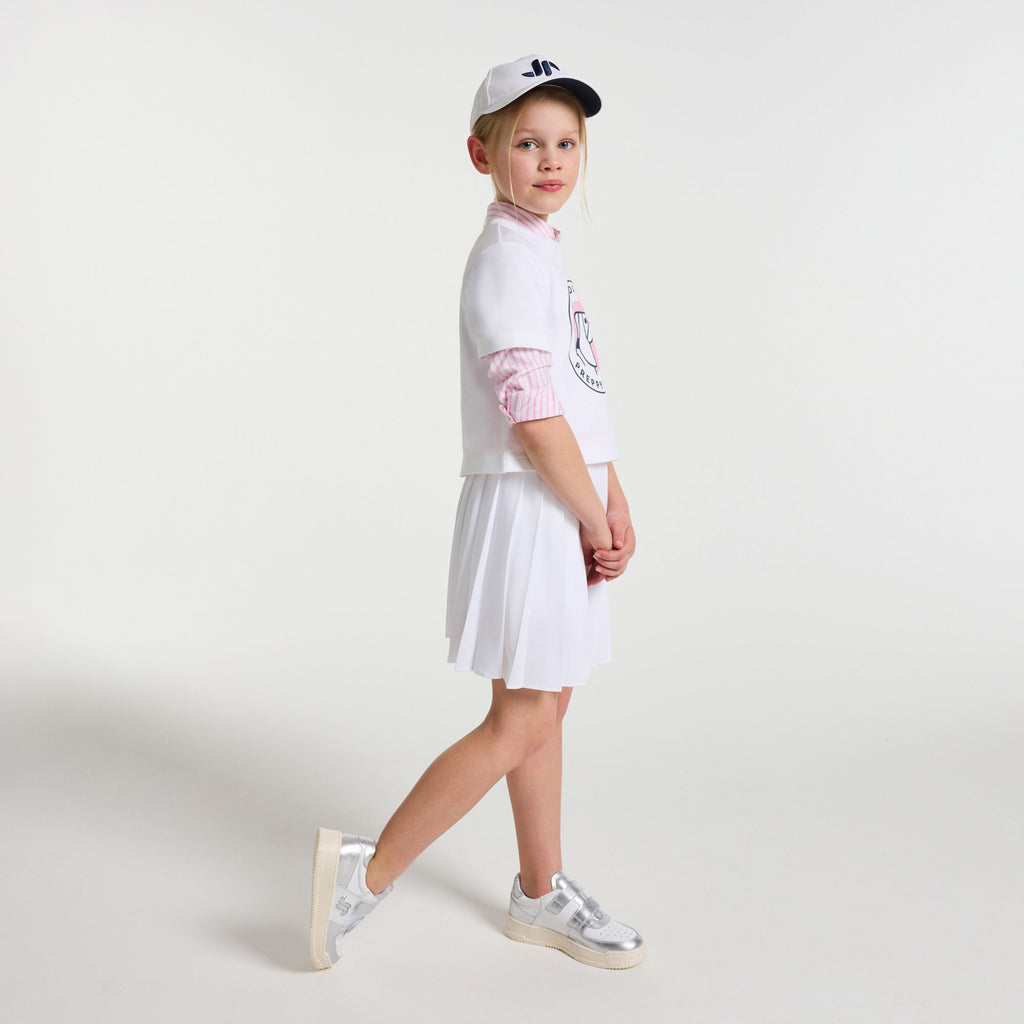 T-shirt Taglio Boxy Girl - Jacadi White