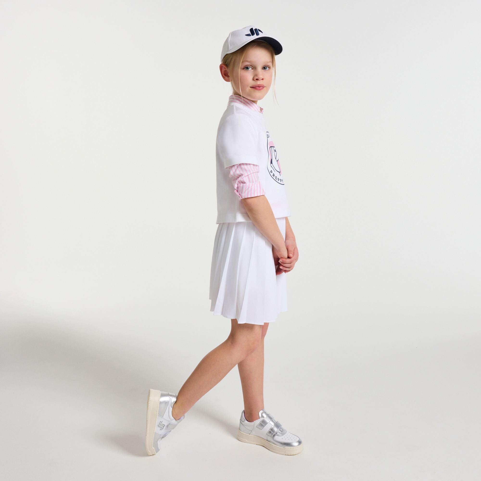 T-shirt Taglio Boxy Girl - Jacadi White
