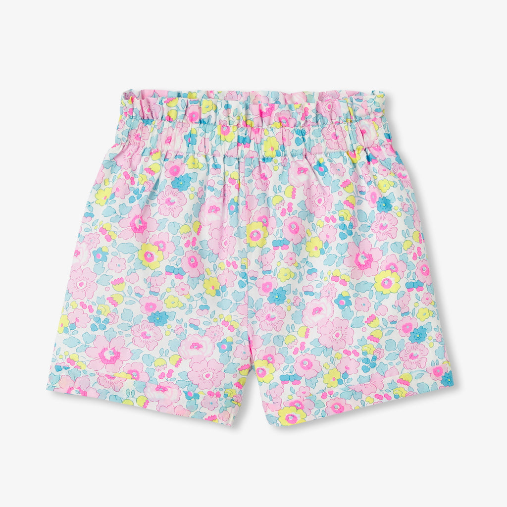Baby girl shorts in Liberty fabric